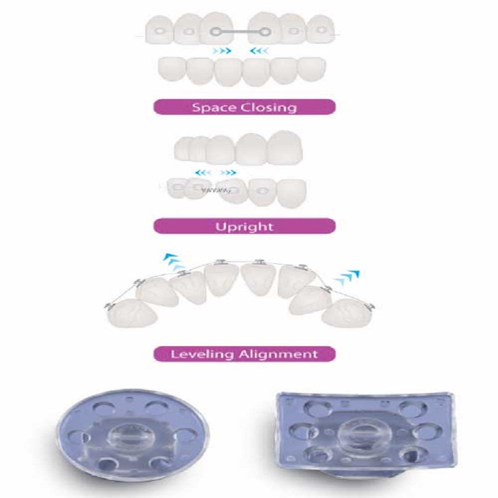 MULTI BUTTON (CLEAR BUTTON WITH WRE SLOT)