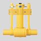 full image PE80 2PS(2 Purge Stands), Gear Valve