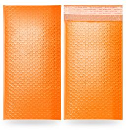H-Package 100 Pack 12x15.5 Orange Poly Mailer Envelopes Shipping Bags Self Adhesive, Waterproof