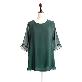 full image Madam Grace Chiffon Blouse GREEN