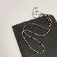 detail image2 Thermal Steel Metal Rice Beads Chain Necklace Choker