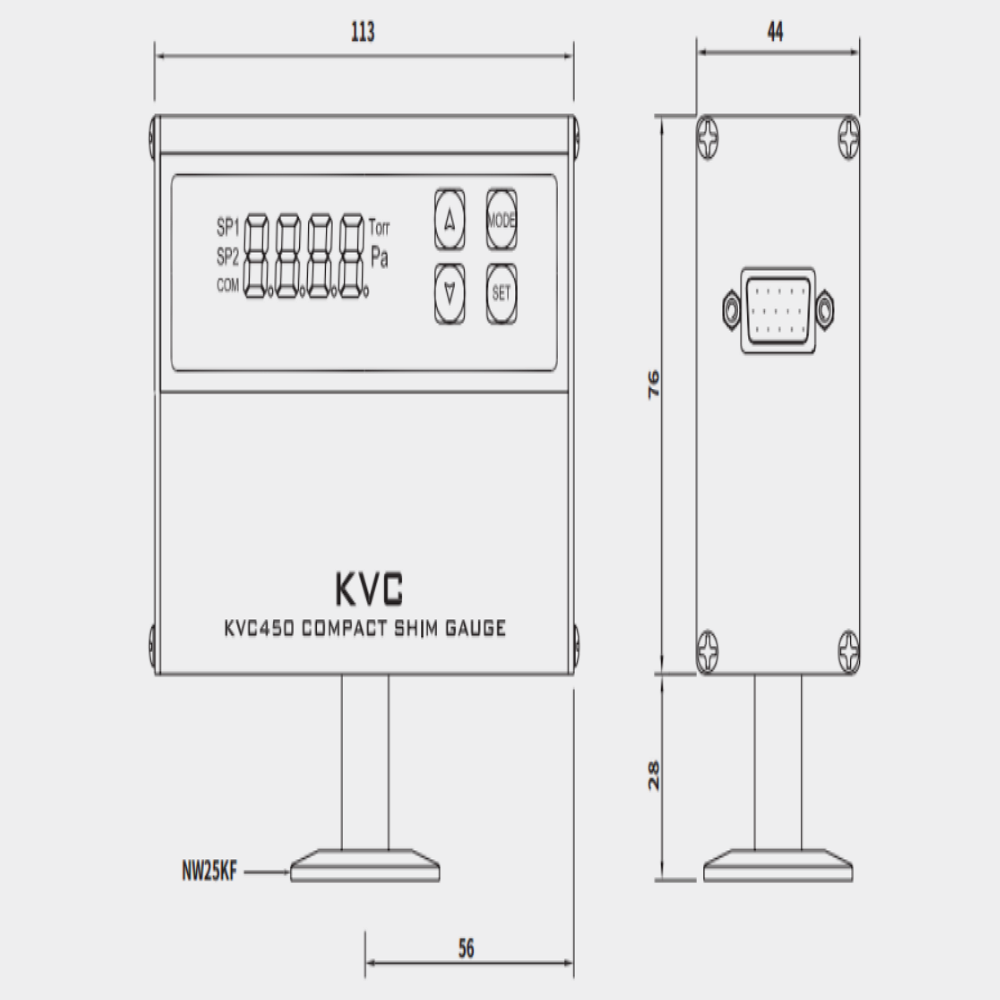 KVC450 Compact SHIM Module Gauge